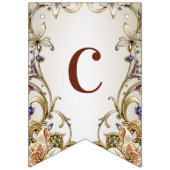 Drapeau de Bunling Floral Or Blanc (Premier drapeau)