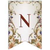 Drapeau de Bunling Floral Or Blanc (Troisième drapeau)