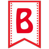 Drapeau de Bunting pour fille à l'anniversaire de (Deuxième drapeau)