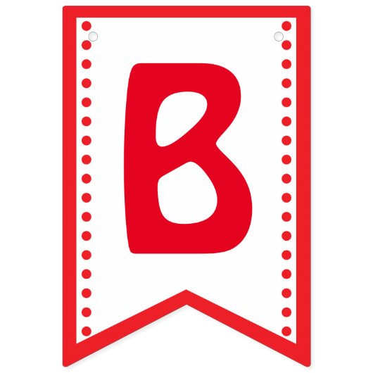 Drapeau de Bunting pour fille à l'anniversaire de  (Deuxième drapeau)