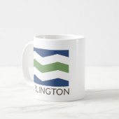 Drapeau de Burlington, Vermont Coffee Mug (Devant gauche)