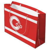 Drapeau de Calgary, Alberta Grand sac cadeau (Dos Angle)