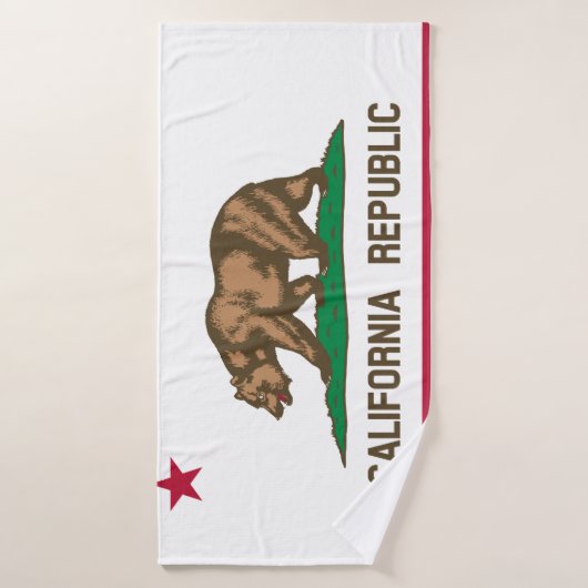 Drapeau de Californie (Serviette de bain)