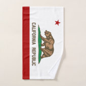 Drapeau de Californie (Serviette à main)