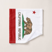Drapeau de Californie (Gant de toilette)