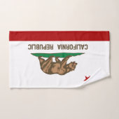 Drapeau de Californie (Serviette à main)