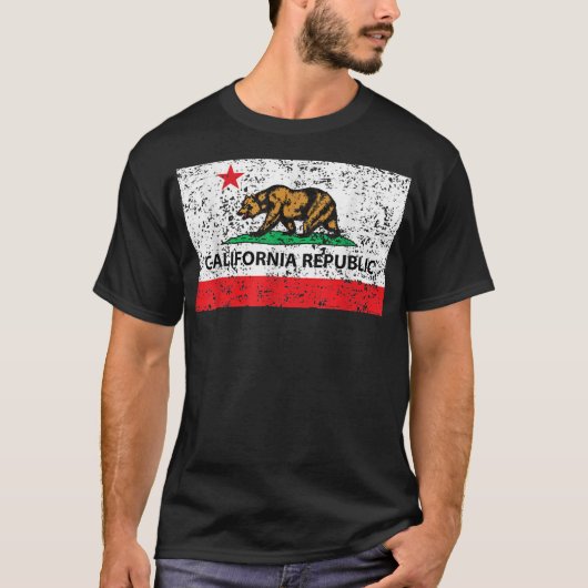 Drapeau de Californie Cali T-Shirt Socal Norcal (Devant)
