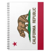 Drapeau De Californie, carnet D'Espiral (Devant)