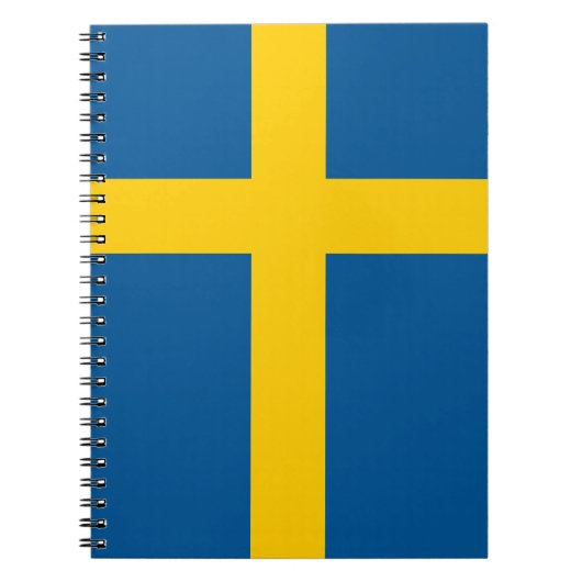Drapeau de carnet de la Suède (Devant)