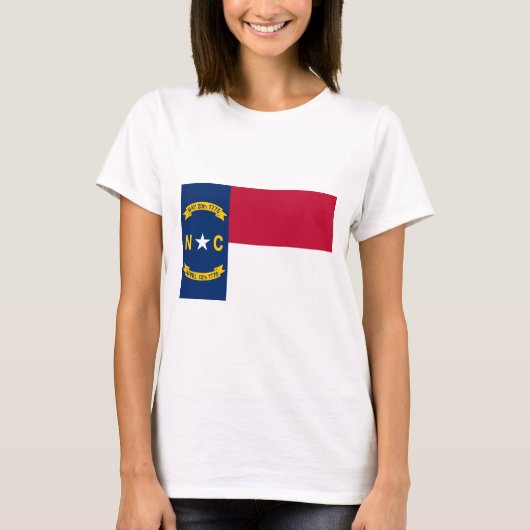 Drapeau de Caroline du Nord T-shirt (Devant)