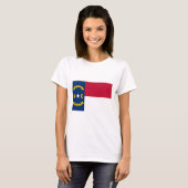 Drapeau de Caroline du Nord T-shirt (Devant entier)
