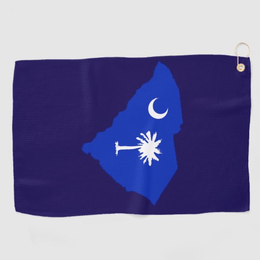 Drapeau de Caroline du Sud Serviette de golf (Horizontal)