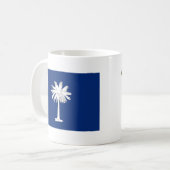 Drapeau de Carolinian du sud + Tasse de carte (Devant gauche)