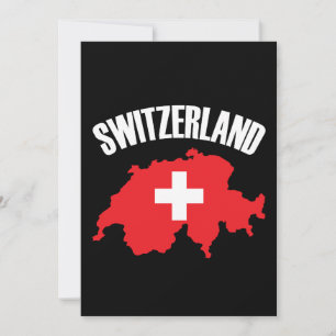 Drapeau de carte Suisse
