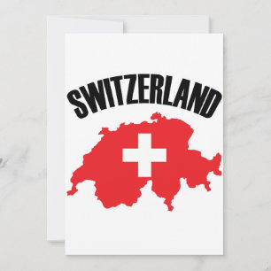 Drapeau de carte Suisse