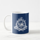 Drapeau de Charleston, Mug de café de Caroline du (Gauche)