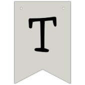 Drapeau de charpente ou de grenaille d'Halloween (Deuxième drapeau)