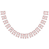 Drapeau de charpente rose