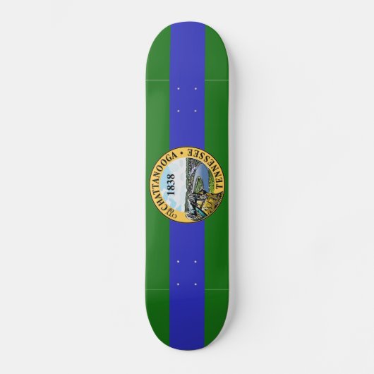 Drapeau de Chattanooga, Tennessee Skateboard (Recto)