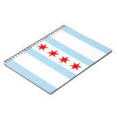 Drapeau de Chicago, Illinois Carnet (Côté gauche)