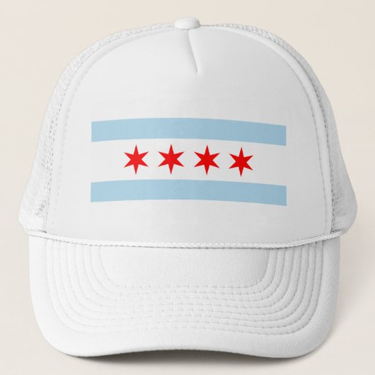 Drapeau de Chicago, Illinois Casquette (Devant)