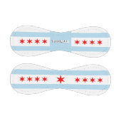 Drapeau de Chicago, Illinois, Monogramme / Balles (Panneaux)