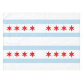 Drapeau de Chicago, Illinois Nappe (Devant (Horizontal))