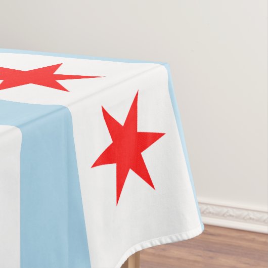 Drapeau de Chicago, Illinois Nappe (In Situ)