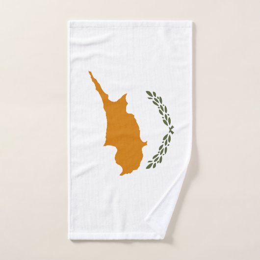 Drapeau de Chypre (Serviette à main)