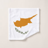 Drapeau de Chypre (Gant de toilette)