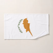 Drapeau de Chypre (Serviette à main)