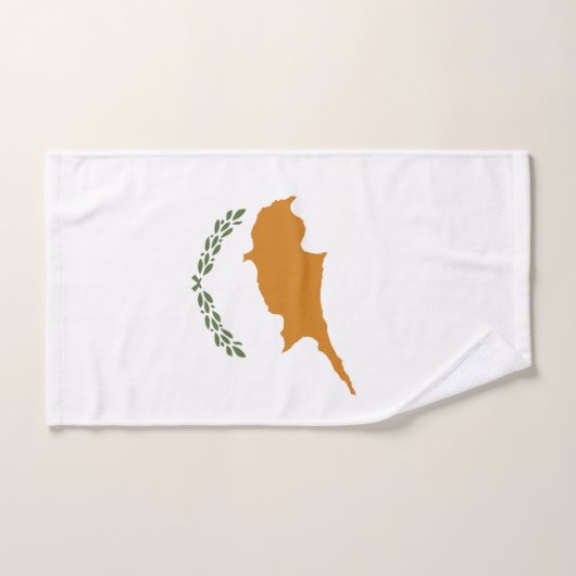 Drapeau de Chypre (Serviette à main)