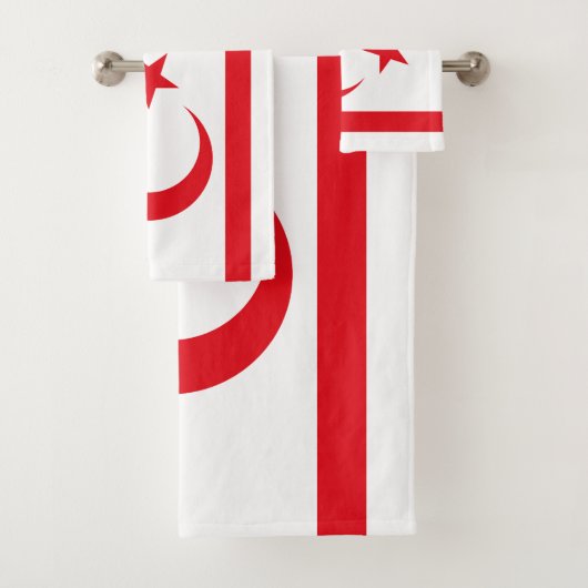 Drapeau de Chypre du Nord (En situation)