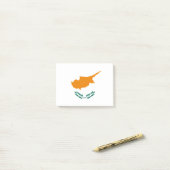 Drapeau de Chypre Post-it® Notes (Sur un bureau)
