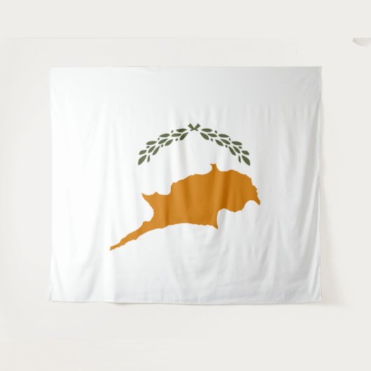 Drapeau de Chypre Tapisserie (Devant (Horizontal))