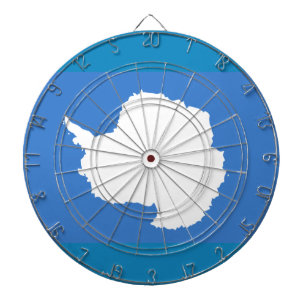 Drapeau de cible de cage en métal de l'Antarctiqu