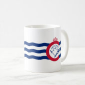 Drapeau de Cincinnati, Mug de café Ohio (Devant droit)