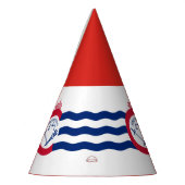 Drapeau de Cincinnati, Ohio Chapeau de fête (Gauche)