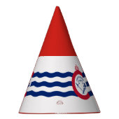 Drapeau de Cincinnati, Ohio Chapeau de fête (Droite)