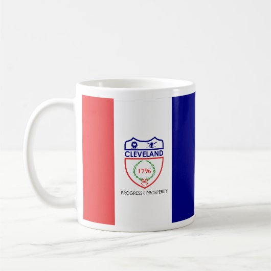 Drapeau de Cleveland, Ohio Coffee Mug (Gauche)