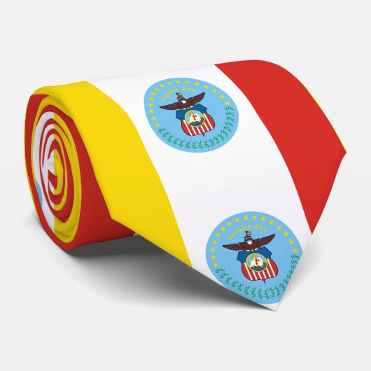 Drapeau de Columbus, Cravate de l'Ohio (Roulé)
