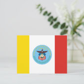 Drapeau de Columbus, Ohio Carte postale (Debout devant)