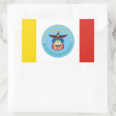 Drapeau de Columbus, Ohio Sticker rectangulaire (Sac)