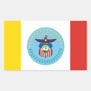 Drapeau de Columbus, Ohio Sticker rectangulaire