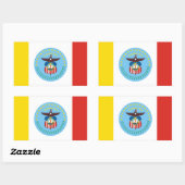 Drapeau de Columbus, Ohio Sticker rectangulaire (Feuille)