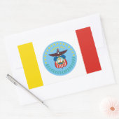 Drapeau de Columbus, Ohio Sticker rectangulaire (Enveloppe)