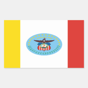 Drapeau de Columbus, Ohio Sticker rectangulaire