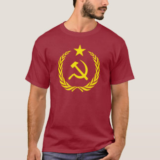 Drapeau de communiste de guerre froide de T-shirt