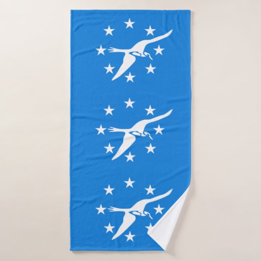Drapeau de Corpus Christi, Texas (Serviette de bain)