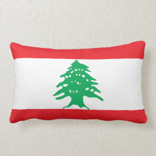 Drapeau de coussin du Liban